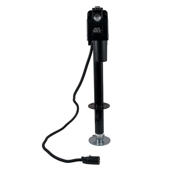 Quick Products JQ-3500B-7P Power A-Frame Electric Tongue Jack w 7-Way Plug-3650 lbs. Lift Capacity JQ-3500B-7P - main